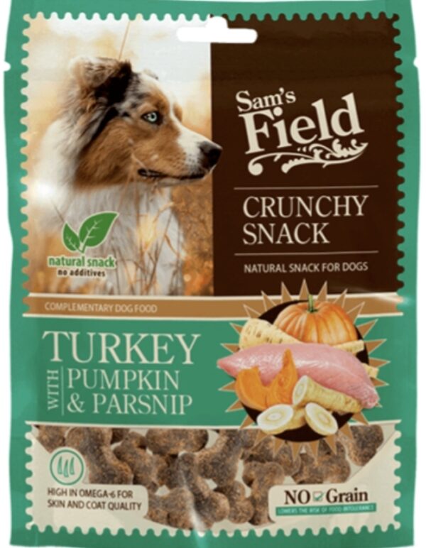Sam's Field Crunchy Snack Pavo & Calabaza & Chirivía