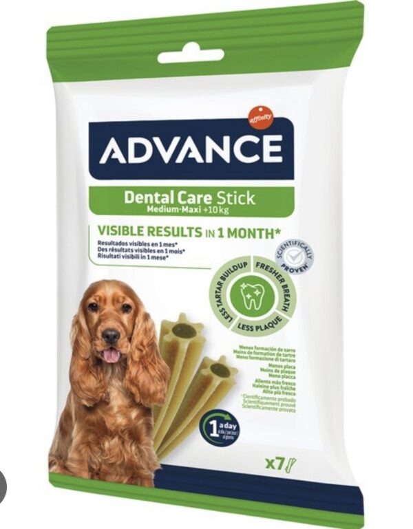 ADVANCE Dental Care dental stick for large and medium breed adult dogs container 7 units 25 g