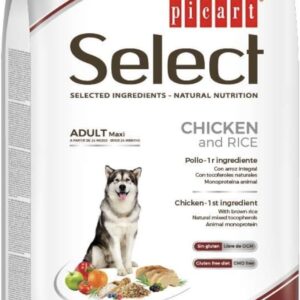 Picart Select Pienso de Pollo y Arroz para Perros Maxi 12 kg.