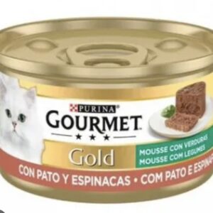 Purina Gourmet Gold Adult Mousse Pato y Espinacas
