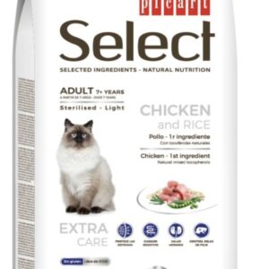 Picart Select Pienso Light de Pollo y Arroz para Gatos Senior 7+. 2 kg