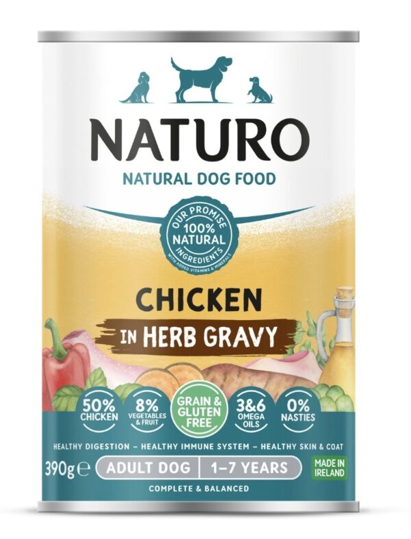 Lata Adulto Pollo con Frutas y Verduras - Grain & Gluten Free 390g