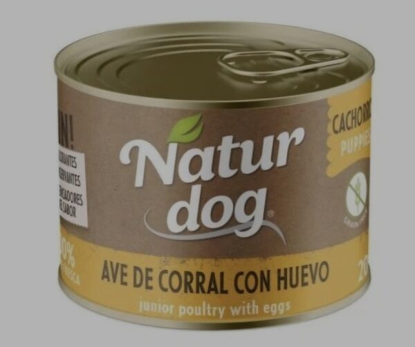 Naturdog Wet Puppy Ave de Corral con Huevo Grain Free
