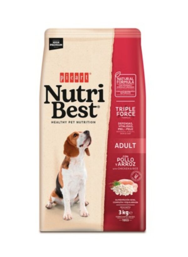 Picart Nutribest Adult Pollo y Arroz 3kg