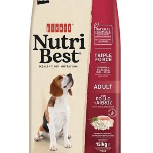 Picart Nutribest Adult Pollo y Arroz pienso 15kg para perros 15kg