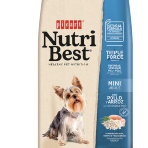 Picart Nutribest Adult Mini Pollo y Arroz pienso para perros 10kg
