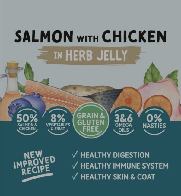 Naturo Lata Grain Free Salmon y pollo 390 gr - Imagen 4