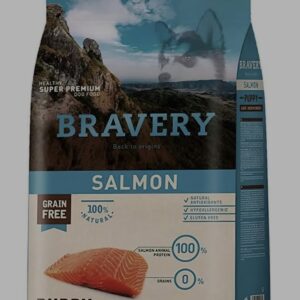 Bravery Puppy Raza Mediana Grande Salmón 4kg