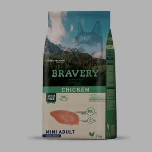 Bravery pienso perro adulto mini pollo 2kg