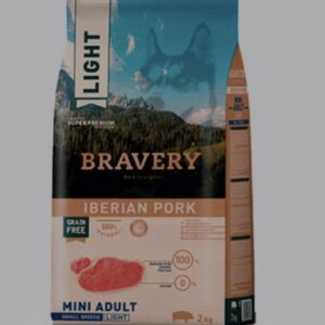 Bravery Perro Mini Adulto Iberian Pork Light 2Kg