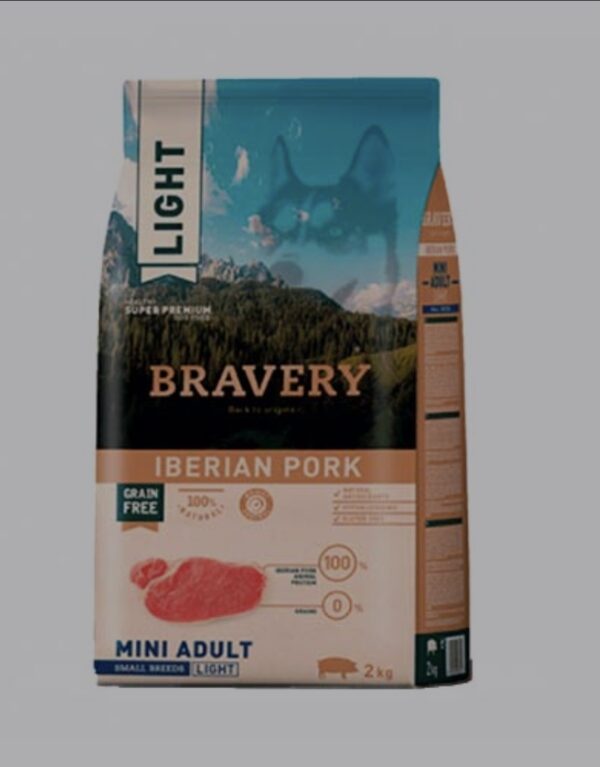 Bravery Perro Mini Adulto Iberian Pork Light 2Kg
