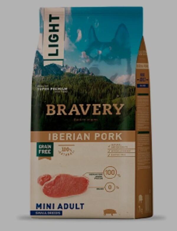Bravery Light Mini Adulto Cerdo Ibérico 7kg