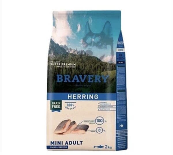 Bravery pienso perro senior mini arenque 7 kg