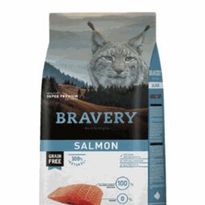 BRAVERY Gato Adulto Esterilizado Salmón 7kg