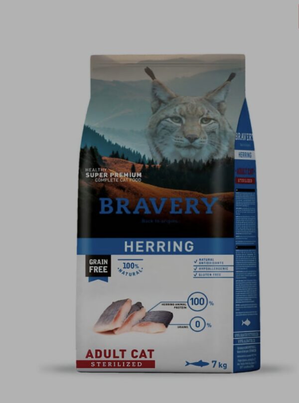 BRAVERY - HERRING ADULT CAT STERILIZED 7kg