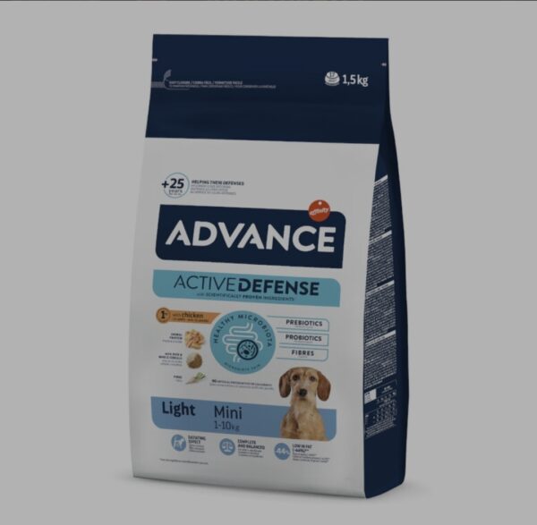 Advance Mini Light Pollo y Arroz 1,5kg