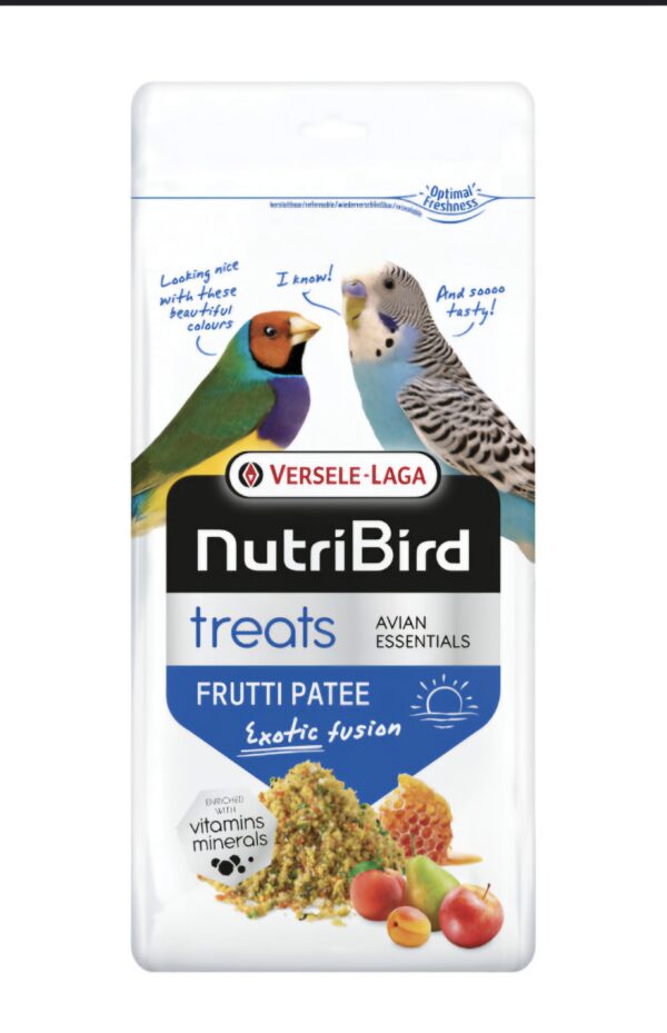 NutriBird Snack Frutti Patee Exotic Fusion para pájaros