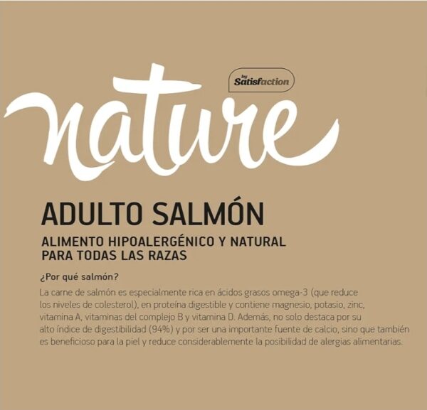 Satisfaction Nature de salmón para Perros 2kg - Imagen 7