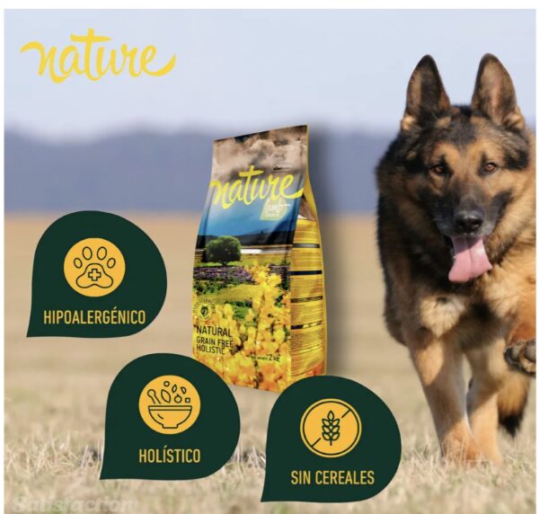 Nature pienso para perros con cordero 2kg - Imagen 2