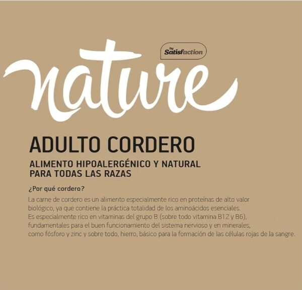 Nature pienso para perros con cordero 2kg - Imagen 7