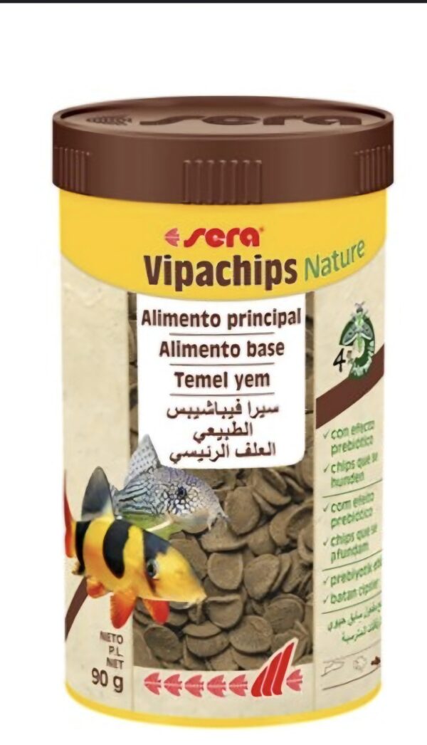 Sera Vipachips Nature. Alimento principal 90g