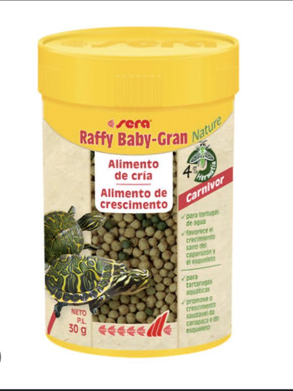 Sera Raffy Baby-Gran Nature alimento para reptil 30g