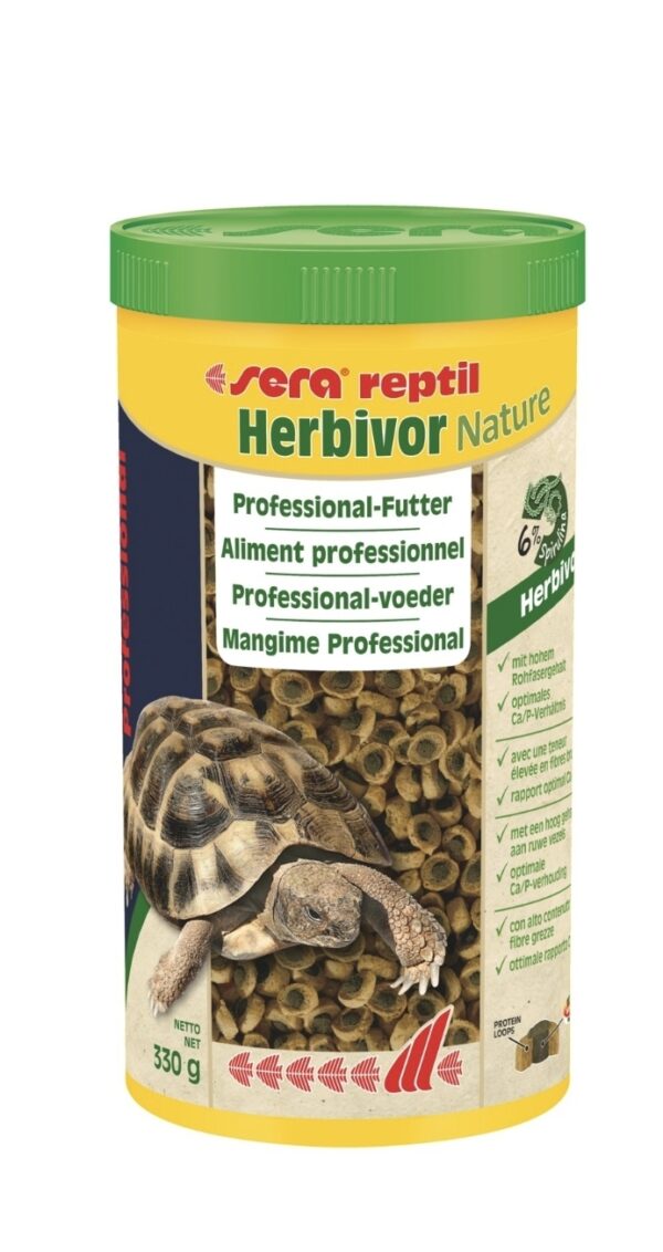 Sera Reptil Professional Herbivor Nature 330g