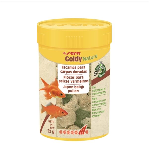 SERA GOLDY NATURE. 22g 100ml