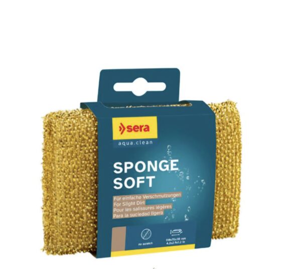 Esponja limpia cristales suave SERA sponge soft