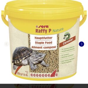 Sera Raffy P para tortugas acuáticas y otros reptiles