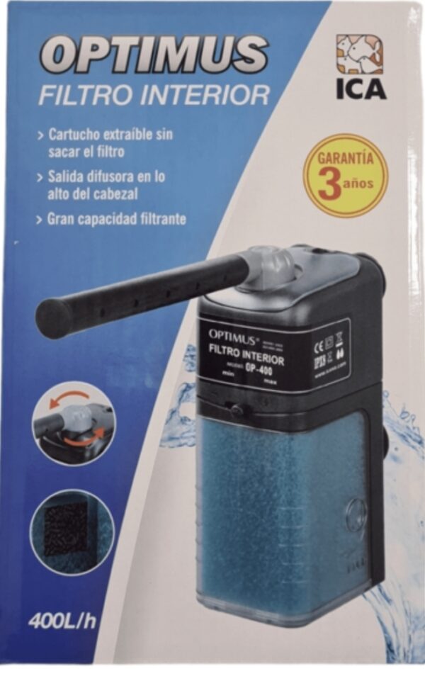 Optimus Filtro Interno 400L/H