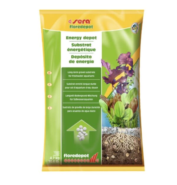 Sera Floredepot Sustrato para plantas de acuario 4,7kg