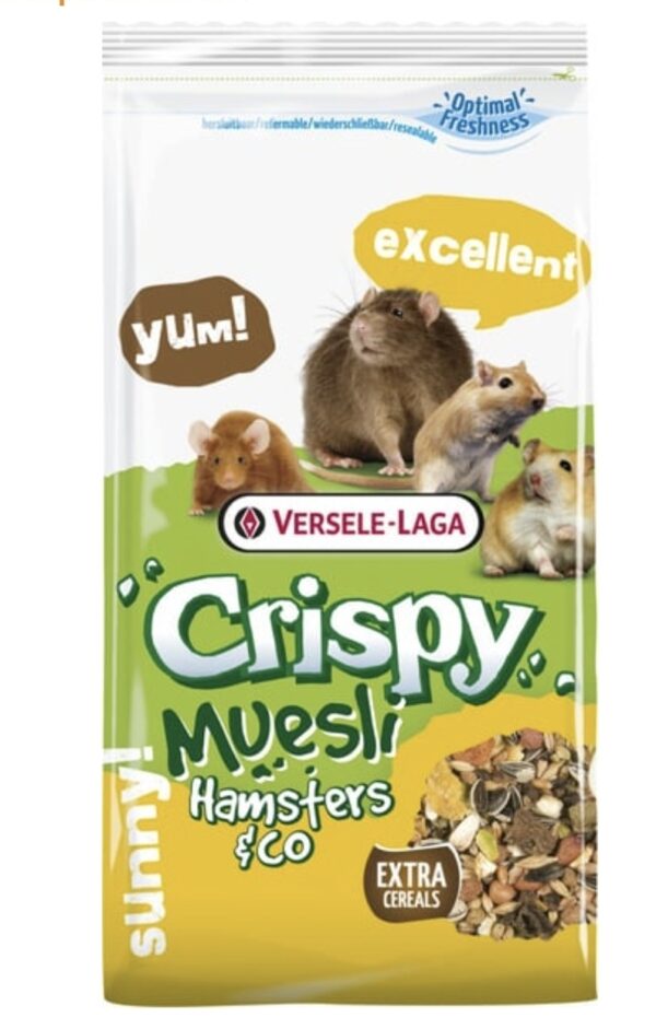 Versele Laga Crispy Muesli para hámsters y roedores 1kg