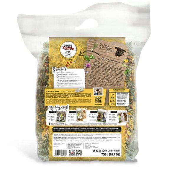 Cunipic Multifloral Premium Heno para roedores 700gr - Imagen 2