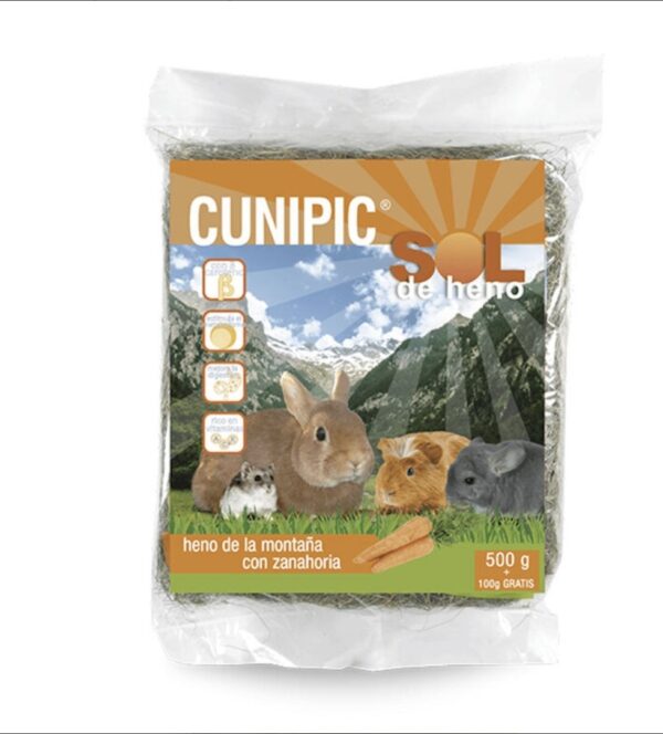 Cunipic Heno de Zanahoria para roedores 500g