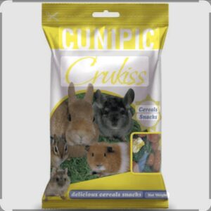 Snack Crukiss de cereales para roedores y conejos 100 g Cunipic