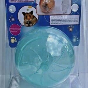 una bola de ejercicio para hámsteres y otros animales pequeños.