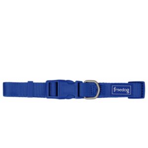 Collar freedog Nylon Basic azul 25mm × 38/66cm