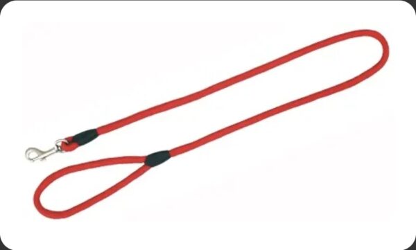 FREEDOG CORREA NYLON ROUND  ROJO 10MM 120CM