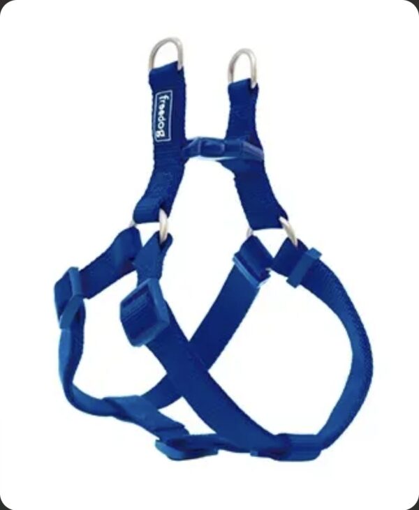 Freedog Arnés Nylon Basic Tipo A azul 10mm × 20/36cm