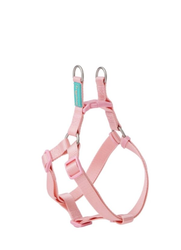 Freedog Arnés Nylon Basic Tipo A Rosa  10mm × 20/36cm