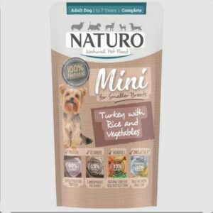 Alimento para perros Naturo Mini Pavo - 150 g