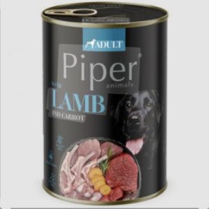 Piper - Alimento en paté para perro adulto - Cordero y zanahoria 400g
