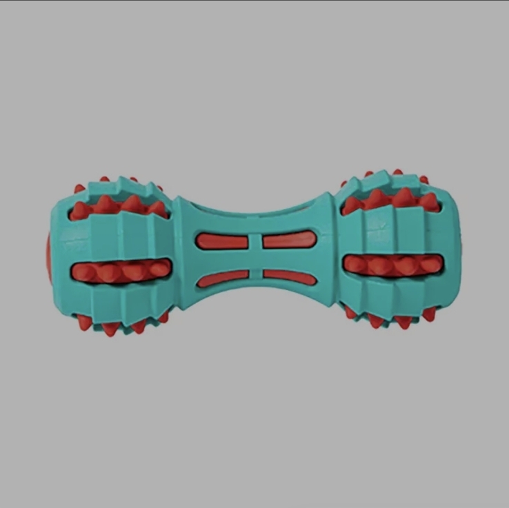 Freedog Juguete Goma Dumbbell Mancuerna para Perro