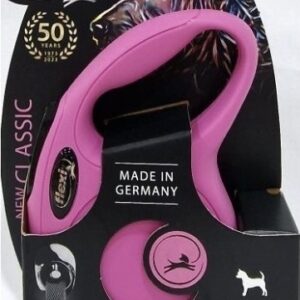 Flexi Correa enrollable Classic Cinta Rosa XS 3m 12kg