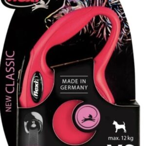 Flexi Correa enrollable Classic Cinta rojo XS 3m 12kg