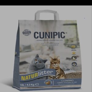 Lecho Natural Aglomerante Naturlitter para Gatos 10L