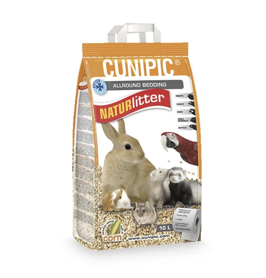 CunipicLecho ecológico Naturlitter de Maíz 10L