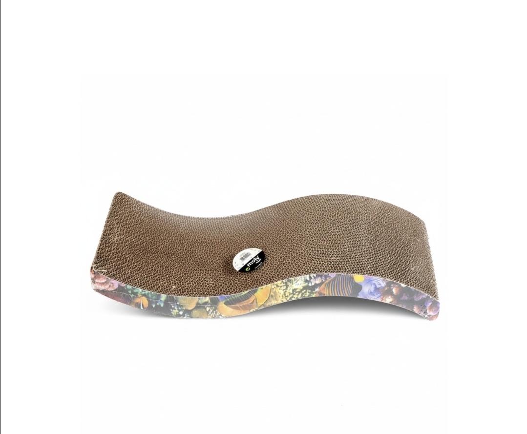 RASCADOR ONDULADO GATO 53X20,5X10 CM