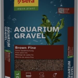 sera Aquarium Gravel Brown Fin 3L